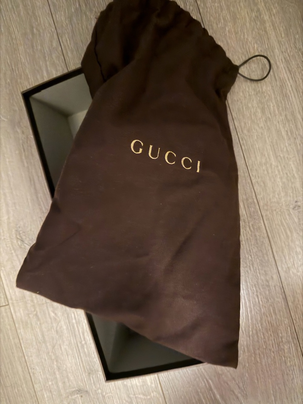 Gucci Black Jelly Peep-Toe Flats with White GG Logo - Picture 2 of 4